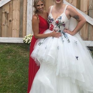 Terani Couture Red Evening Gown